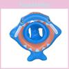 Cute Cartoon Shark Kids Swim Ring Inflatable Float Ring Underarm Children's Lifebuoy Wholesale 0-3 Years