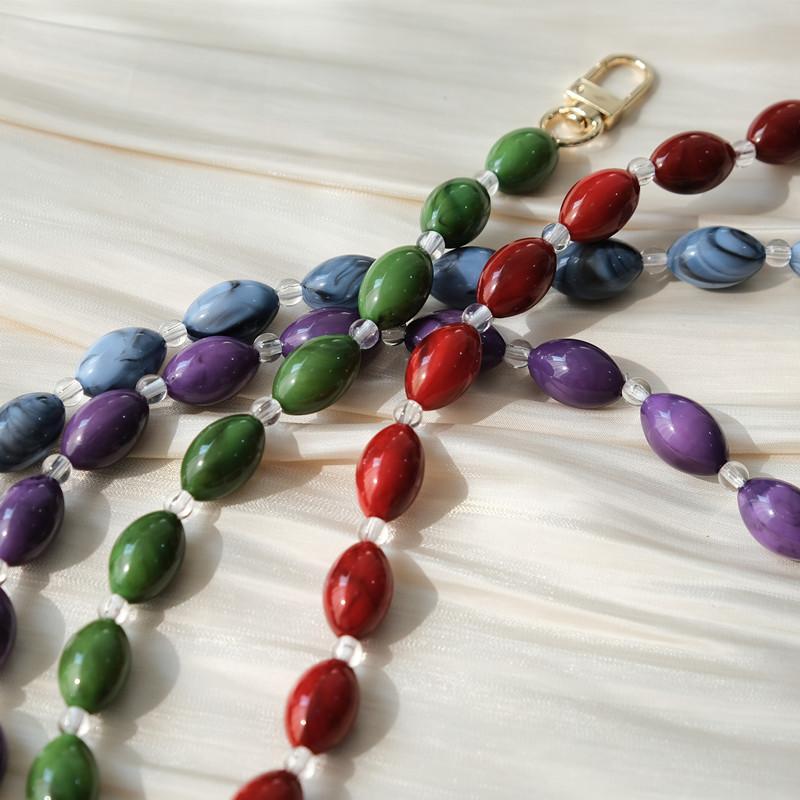 New Phone Accessory Cellphone Part Chain Anti Lost Universal Bead Lanyard Shoulder Neck Crossbody SmartPhone Strap Case Chain