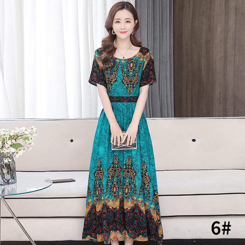 Buy Dress 2021 New Women's Summer Dress Floral Large Size Slim Korean Dress  at affordable prices  free shipping, real reviews with photos  Joom