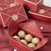 Retro European Red Wedding Candy Boxes and Gift Envelopes