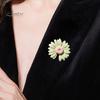 Brooch Pin Chrysanthemum Gap Japan Style Unisex Cartoon Floral Couple Brooch Clothes Decor
