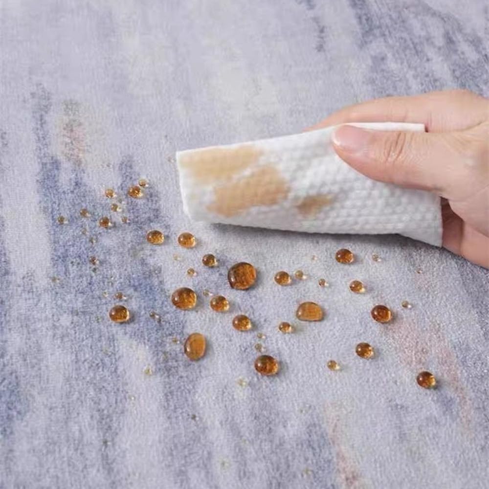 American-Style Vintage Maple Rug For Entrance Hall, Stain-Resistant Entry Mat Bathroom Water-Absorbing Carpet Home Decor