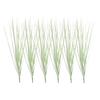 Uxcell 6-Piece Artificial Grass Plants, 20.5" Plastic Fake Wheatgrass Greenery, Outdoor Artificial Buds for Home Garden Decor, Light Green