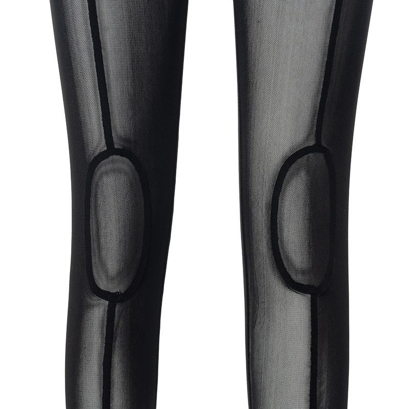 Bobbi K21PT668 Multi-color Women's European & American 2021 Fall/Winter Fashion Tight See-through Mesh Leggings