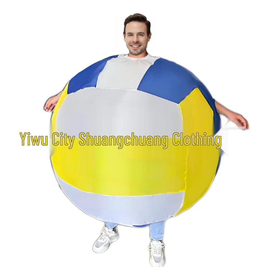 World Cup Inflatable Football Costume and Cheering Props for Sports Cosplay