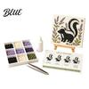 Christian Home Decor Animal Craft Art Kit Glass Mosaic DIY Sea 3D Forest Set