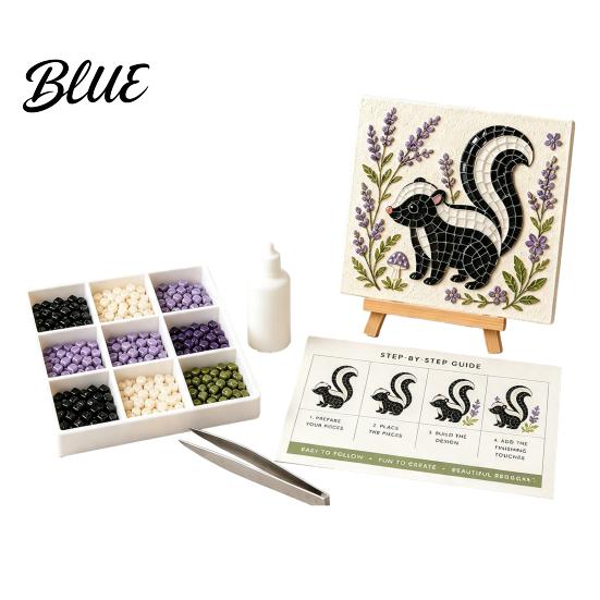 Christian Home Decor Animal Craft Art Kit Glass Mosaic DIY Sea 3D Forest Set