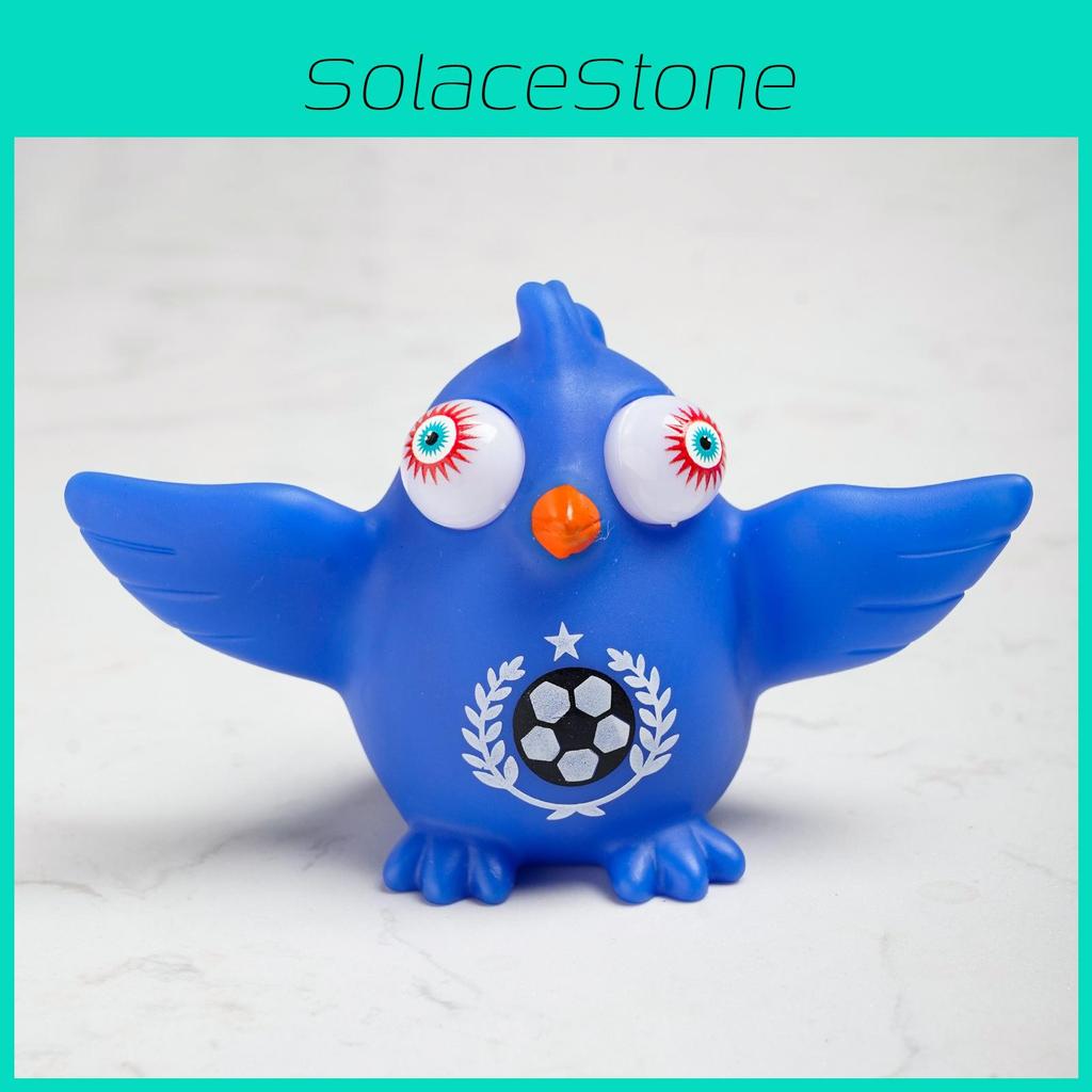 Bird Blue Ergonomic Animal Shaped Stress Relief Toy Made Tpr Focus Relaxation