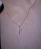 Ag47 N.È-N-10 Cross Cubic Necklace
