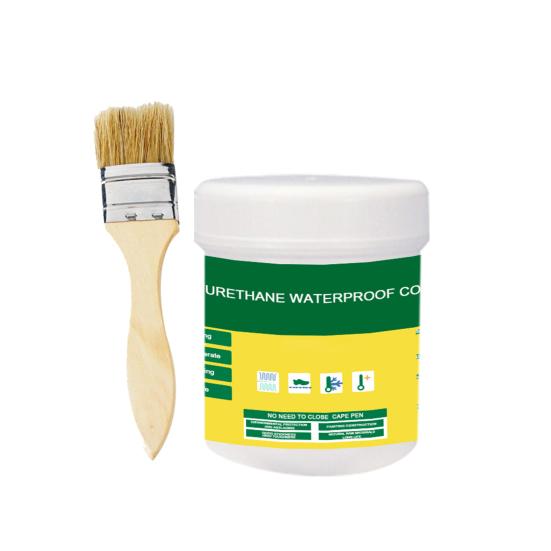 

Прозрачный гидроизоляционный агент для стен унитаза с кистью, клей для ремонта просачивания воды, товары для продажи 100g