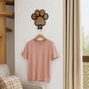 2Pcs Wall Mounted Wooden Paw Print Wall Hook Non-slip Cat Claw Coat Hooks  Bedroom
