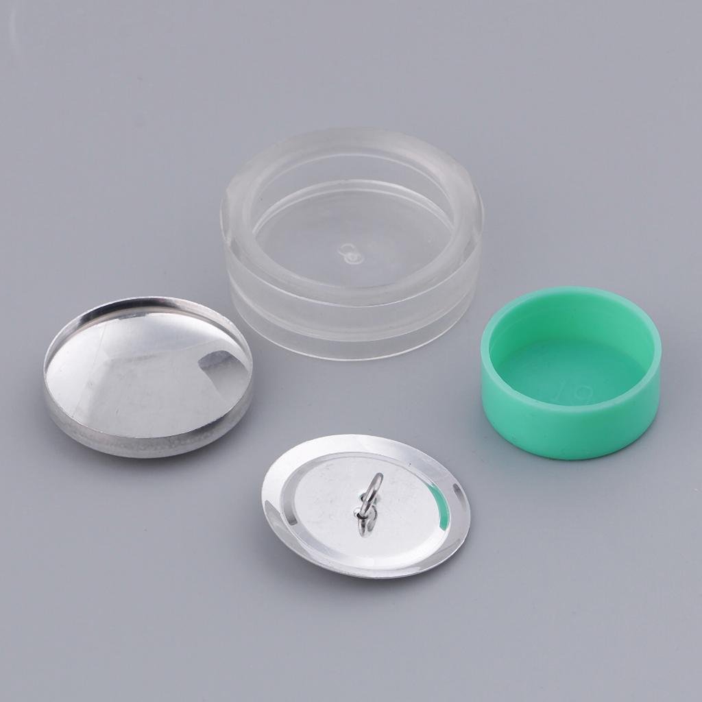 20 sád Stlačenie tlačidla Tlačidlom na utierku Základný polotovar DIY 30 mm