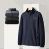 Fuzzy Sherpa Jacket for Men Casual Full Zip Stand Collar Fall Winter Warm Outwear Polar Fleece Jackets Men's Outdoor Hiking Soft Coat With Pockets