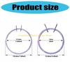 92MF 1 Set Embroidery Hoop Plastic Embroidery Frame Adjustable Crosses Stitching Hoop Craft Supplies For Hobbyists