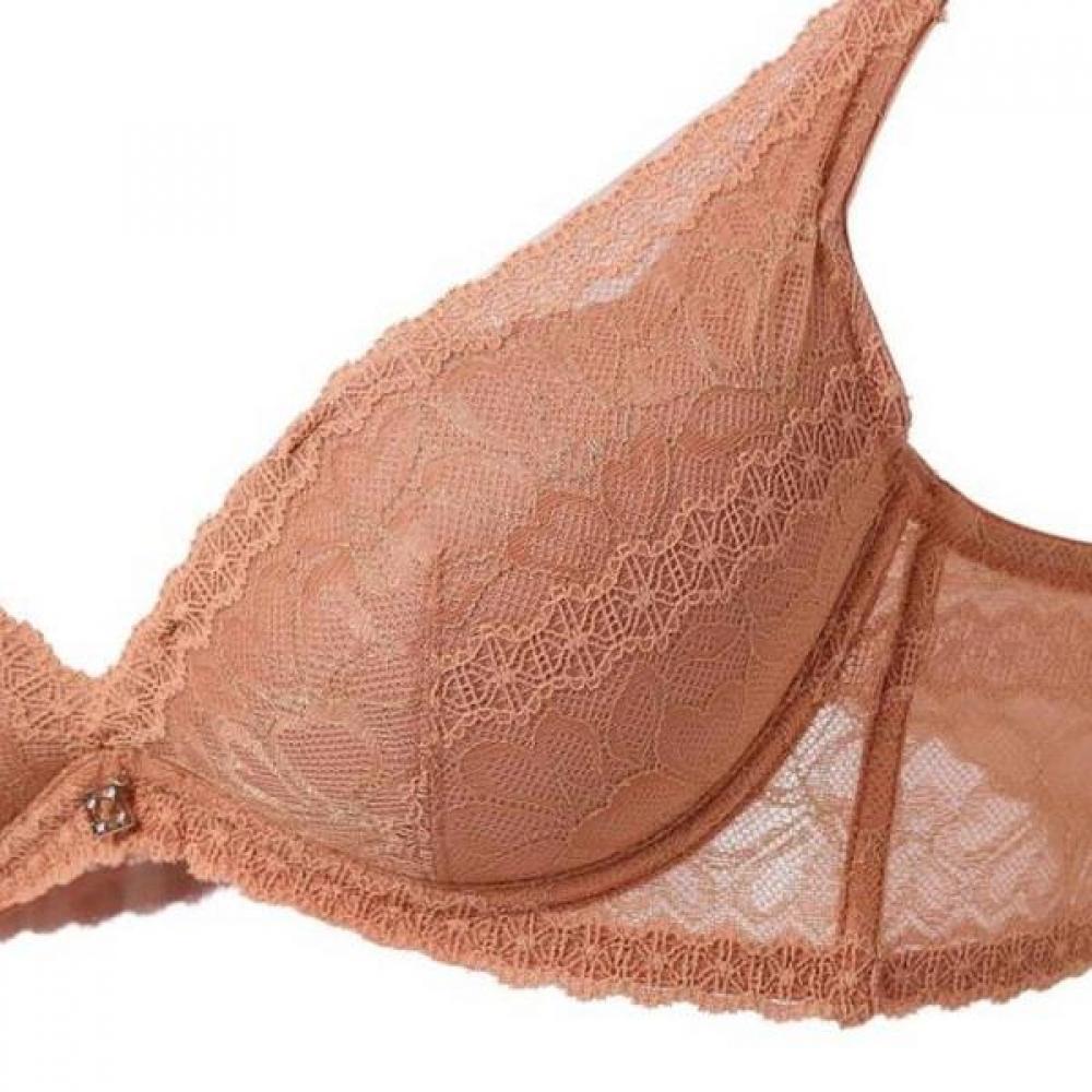 Triumph Dreaming Arabesque Push Up Bra Brown Tfwbr112br