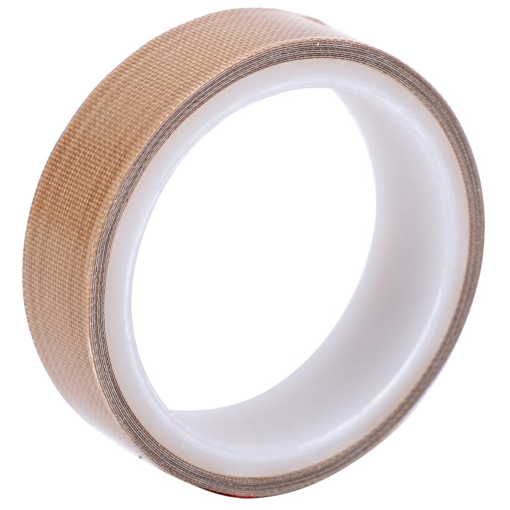 PTFE Coated Fiberglass PTFE Tape 1 inch x 33 ft x 0.18mm Silicone Adhesive High Temperature Tape Brown 2-inch x 33 Feet x 0.18mm