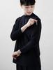 Seven Uniform CU1963-1 Navy LL Mock Neck Long Sleeve T-Shirt