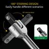 High Strength Ratcheting Socket Wrench Spanner 72 Tooth Mechanism 100Nm Torques for Automotive Repair Tightening Tasks