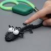 3D-gedruckte Cartoon-Drachenfigur, Drachen-Ornament mit großen Augen und beweglichen Gelenken, Drachen-Fidget-Spielzeug zur Stressbewältigung für Zuhause und Büro