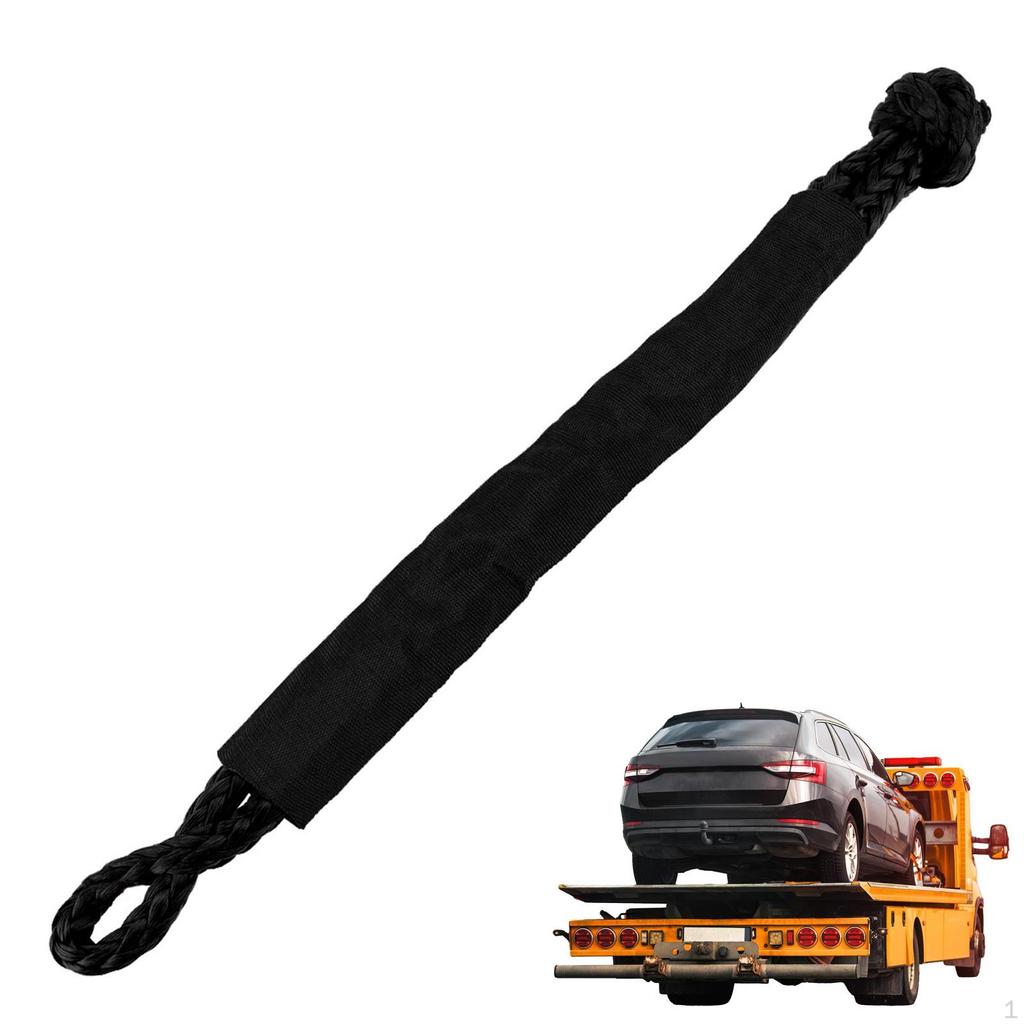 ATV Hochdichtes Faserseil Schäkel Zubehör Länge 56cm mit Schutzhülle
