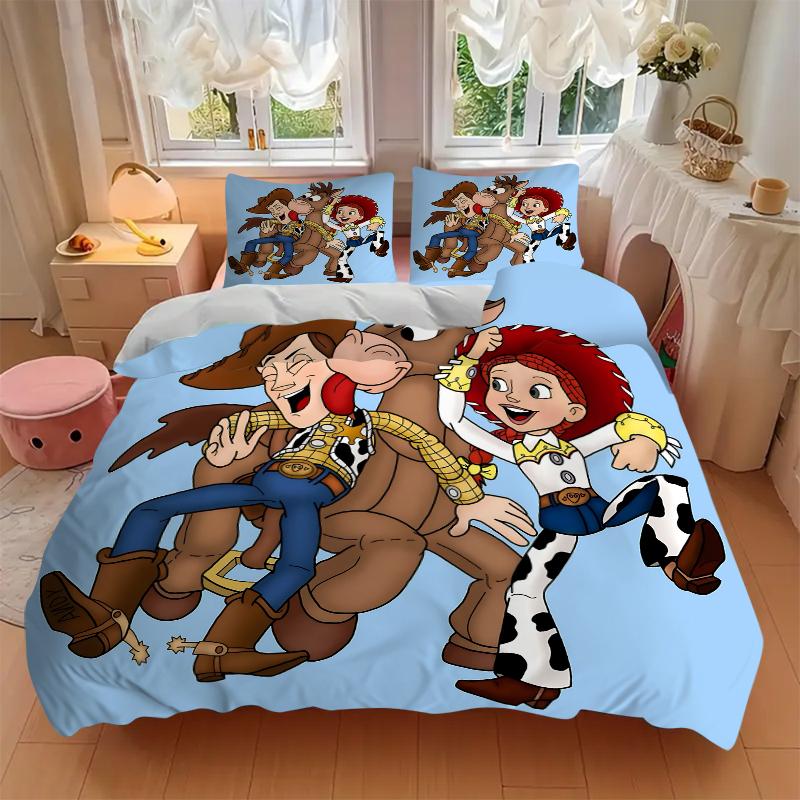 3Pcs Toy Story Adventure Bedding Sets For All Sizes New 3D Printed Bed Cover Comforter Duvet Cover Pillowcase Bedroom Decoration