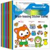Interactive Sticker Book Set: 10 Volumes for Ages 0-6, Boosts Left and Right Brain Development with Engaging Visual Challenges