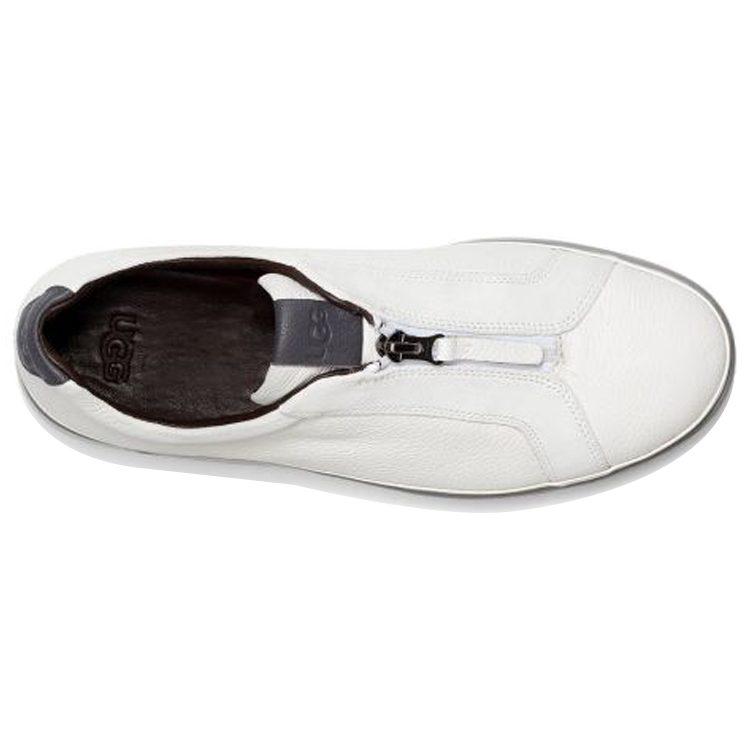 UGG Cali Low top Zip up Sneakers White 1112357-WHT
