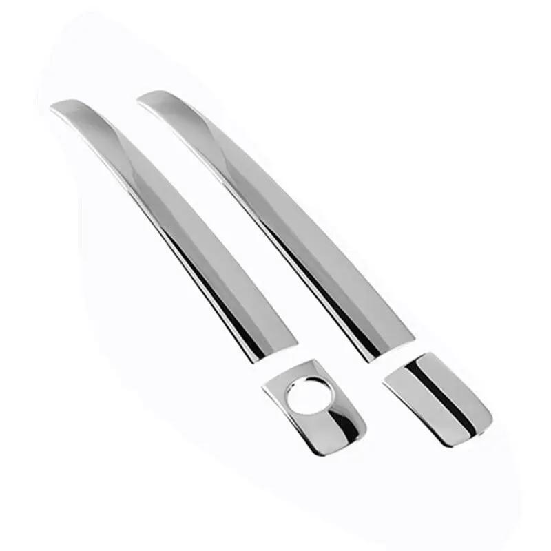 

For Chevrolet Sail 2015 2016 2017 2018 Sail 3 Luxurious Stainless Steel Door Handle Cover Trim Accessories Sticker Car Styling silver for 2 door