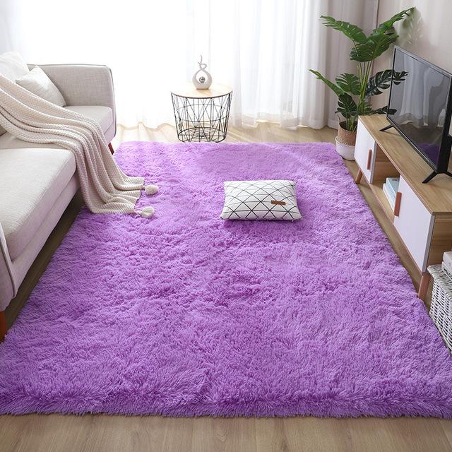 Fluffy Soft Living Room Large Carpet Furry Bedroom Area Decorative Floor Mats Home Essentials Children Tatami Nordic Velvet Rugs