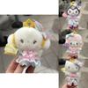 Fairy Stick Crown Plush Keychain Bag Accessory For Girls And Collectors