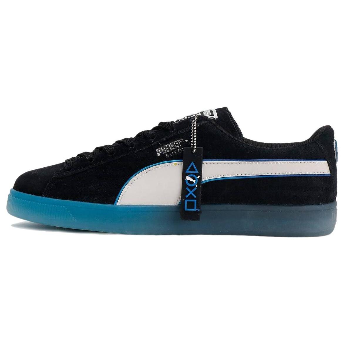PUMA x Playstation Suede Black Glacial Grey Men s 396246-02 EU 37