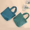 Canvas Portable Handheld Bag With Insulation For Travel And Lunch Use
