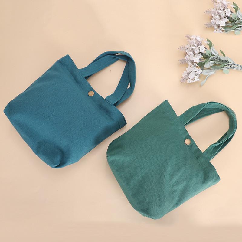 Canvas Portable Handheld Bag With Insulation For Travel And Lunch Use
