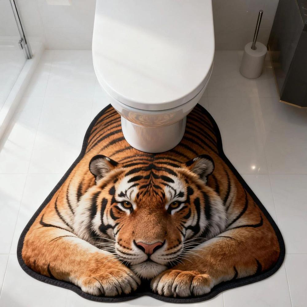 40×50CM 50×60CM Toilet Rug Non-slip Toilet Floor Mat  Bathroom Decor