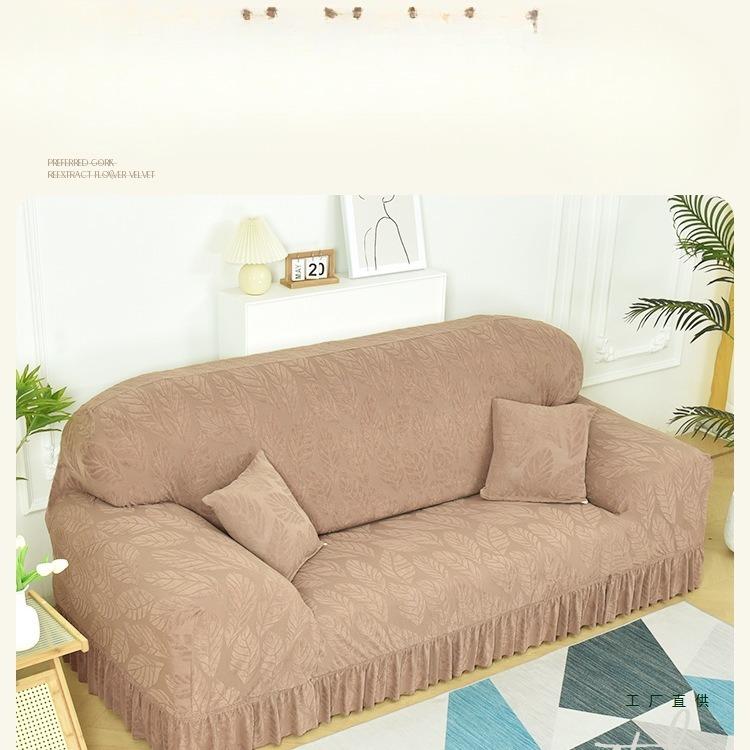 Old Fashioned Sofa Cover All Inclusive Universal Cover Thickened Four Seasons Universal Type One Two and Three Groups Anti Cat Scratch