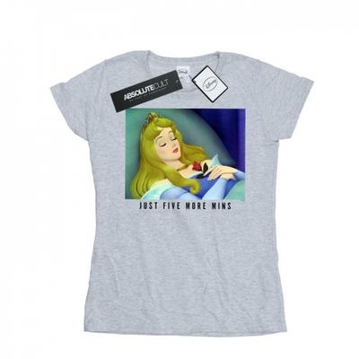 Womens/Ladies Sleeping Beauty Five More Minutes Cotton T-Shirt