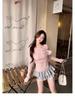 Pure Desire Pink One-Shoulder Bow Lace Top - Sweet & Spicy Autumn/Winter Women's Base Layer
