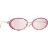 Chanel Classic Design Metal Oval Sunglasses Unisex sunglasses Pink A71708X01060L668400PUNI