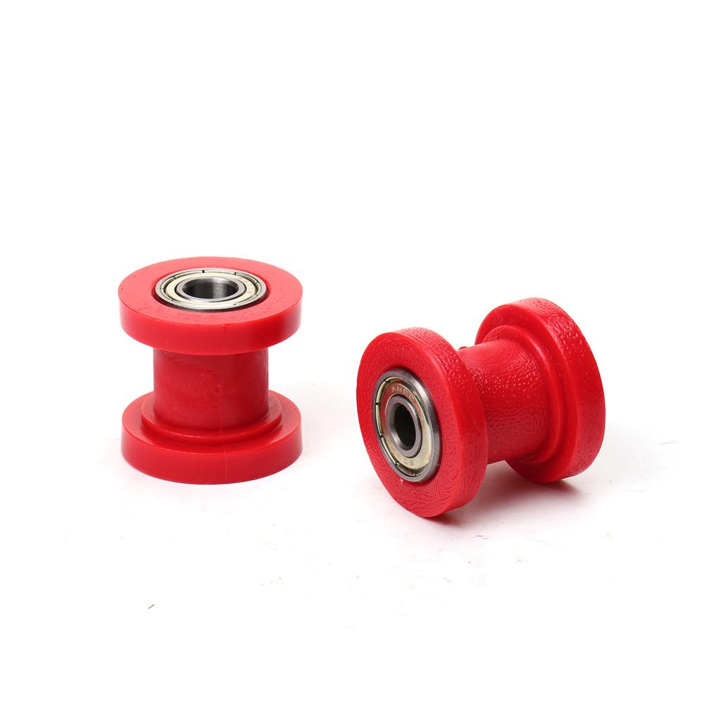2Pcs 10mm Chain Roller Slider Tensioner Wheel Guide For Dirt Pit Mini Bike ATV