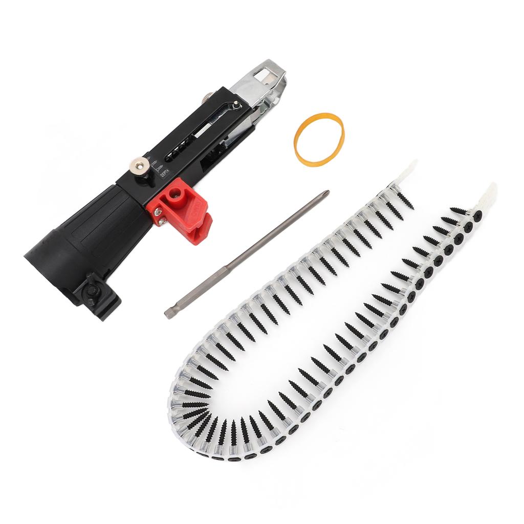 Automatická hřebíkovačka vrtačka Pneumatická šroubovací vrtačka Adaptér řetězu Elektrická vrtačka Nástavec řetězu Sada pro sádrokarton Dřevěná deska Strop