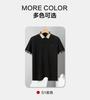 [Simple Splicing Style] Summer Business and Leisure Color Blocked Polo Shirt Men's Short-sleeved T-shirt Collar