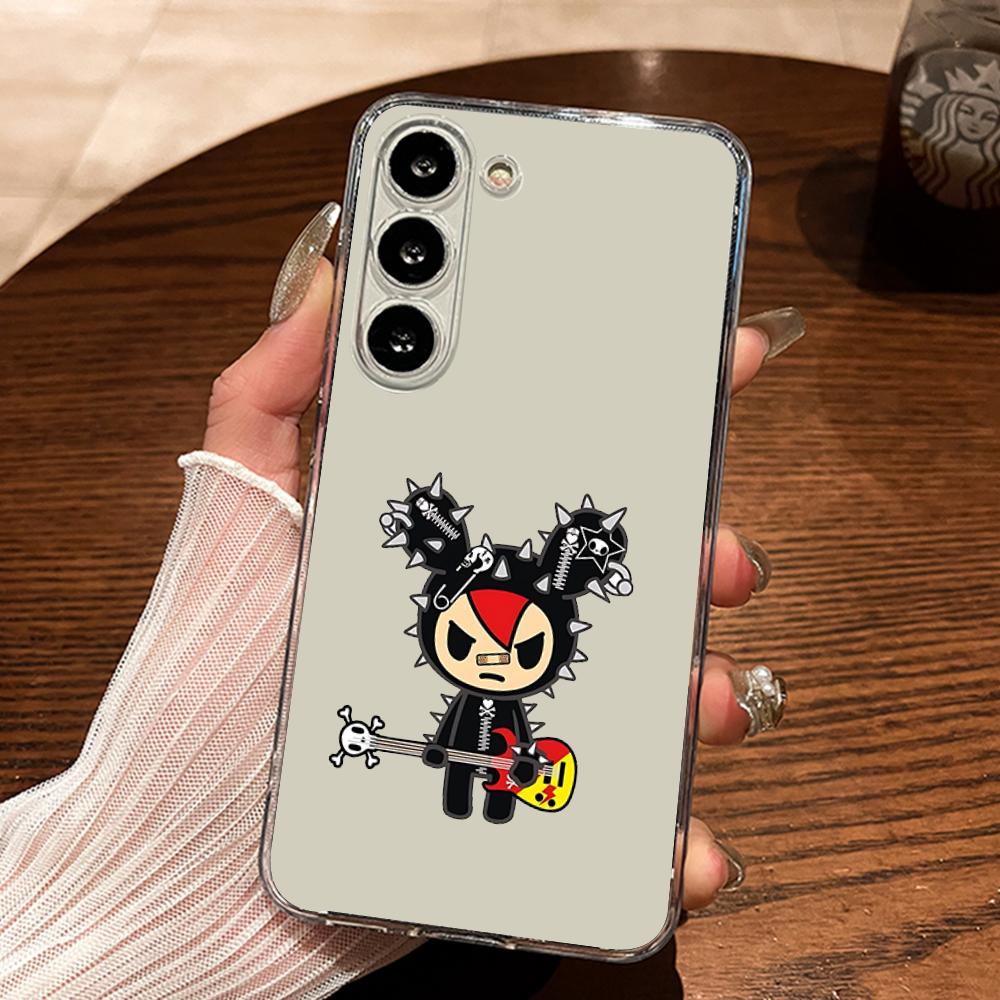 T-Tokidokis Unicorno stellina Phone Case Silicone For Samsung S30,23,21,22,20 FE lite,S10,9,PIus Note20ultra Soft Transparent