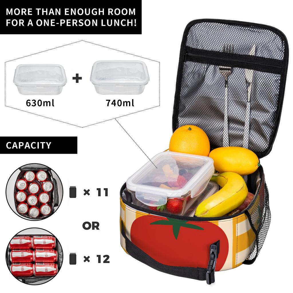 Sing Movie Characters Lunch Box Vintage Lunch Box For Girls Outing Lightweight Cooler Carrier Water-resistant Print Thermal Lunch Bags