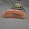 Natural Anti-Static Peach Wood Comb for Men & Women’s Long Hair with Buffalo Horn