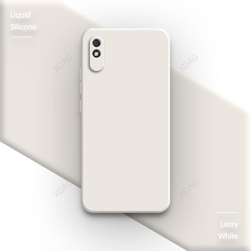 Soft Phone Case for Redmi 9A T 9T 9C NFC 9i Sport Activ Power 9 India AT 9AT Liquid Silicone Simple Protect Original Back Covers