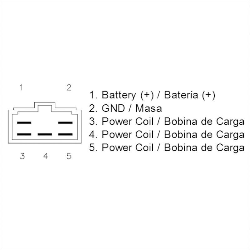 Rectifier for 1998-1999 Yamaha FZR R 600 (4JH-81960-01)