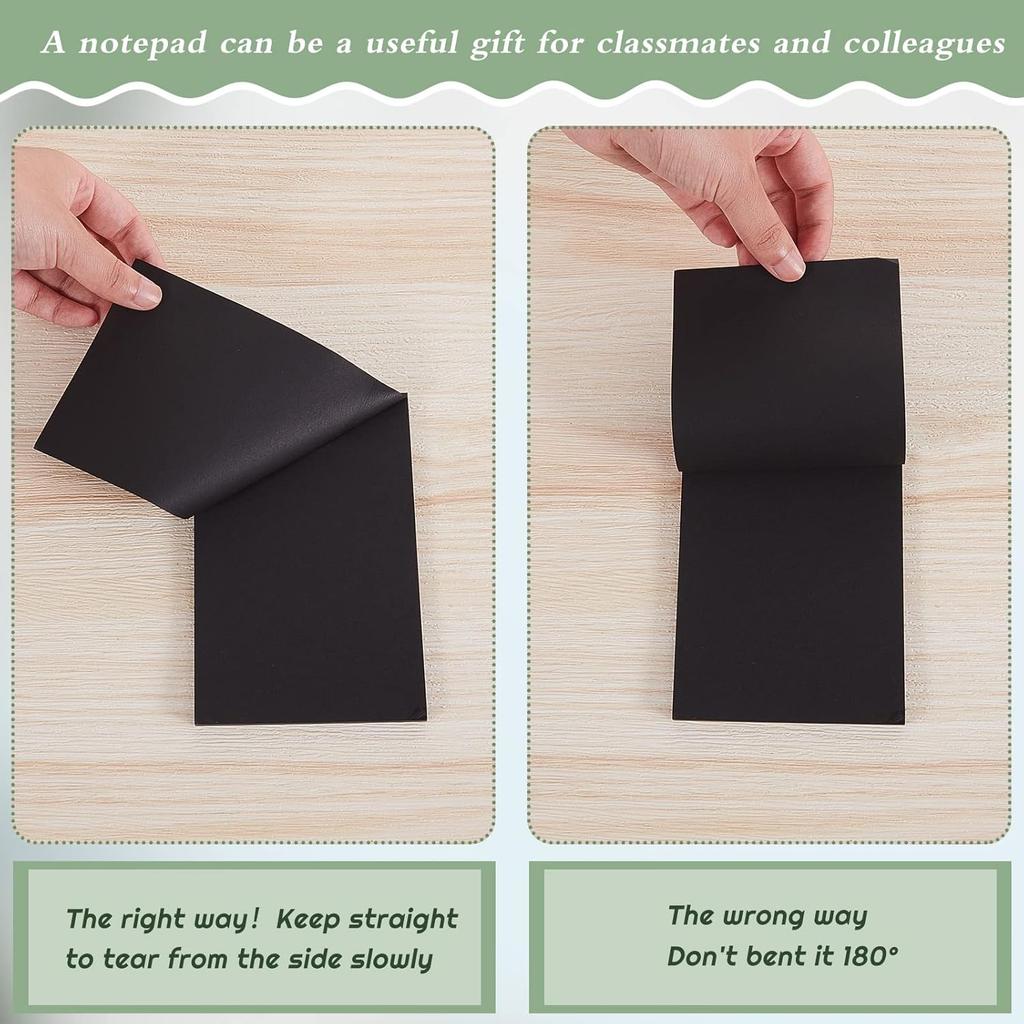 Gueevin 6 Packs Large Sticky Notes 4 X 6 Inch Blank Nurse Sticky Notes Self Adhesive Notepad Self Stick Note Pads for Nurse Teacher Office Hospital
