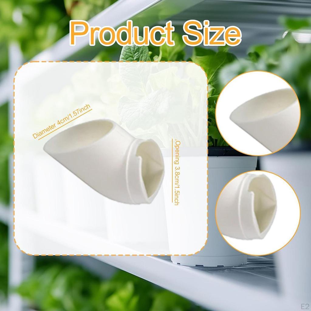 10x Hydrokultur Kolonisierung Tassen Turm Wachsen System Kit Gemüse Pflanze Pflanzer Blume