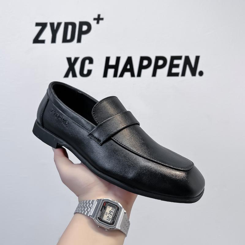 Fashion Italian Men Casual Leather Hand-Made Business Shoes Classic Round Toe Soft Bottom Loafers New Outdoor Flat Designer Walking Shoe