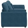 Modular Sofa with Cushions Blue